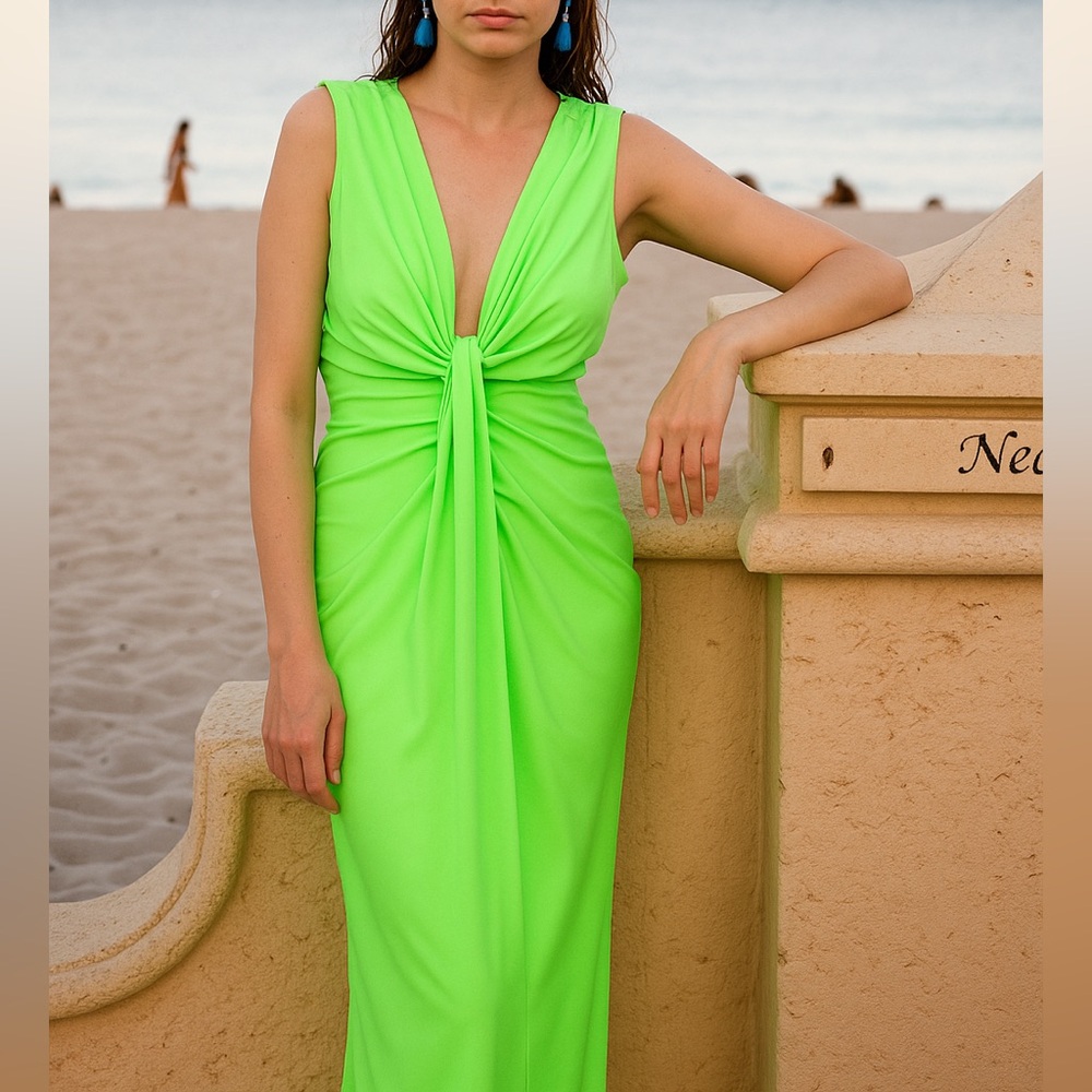 Green Dress by